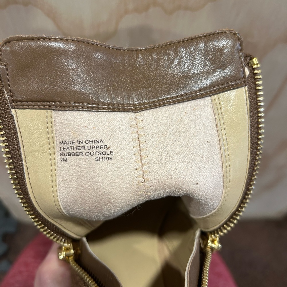 Michael Kors Leather Heels/Boots - Picture 3 of 6